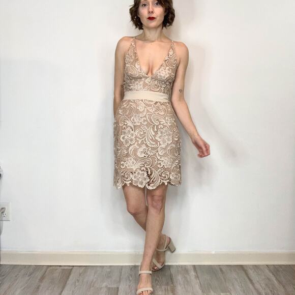 dress the population ava lace mini dress DRESS THE POPULATION 'AVA' LACE MINI BEERY DRESS sz XS